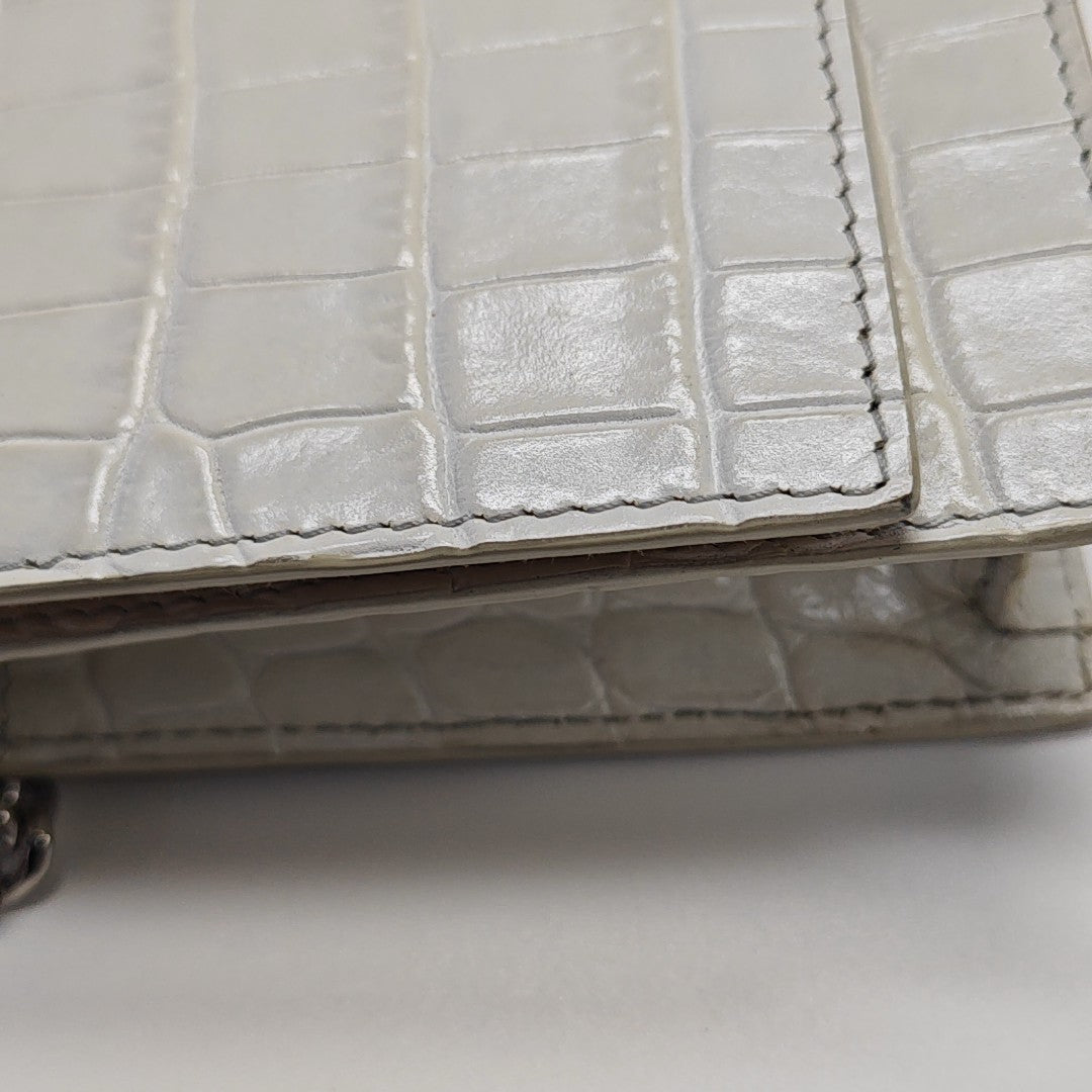 Calfskin Shoulder Bag White