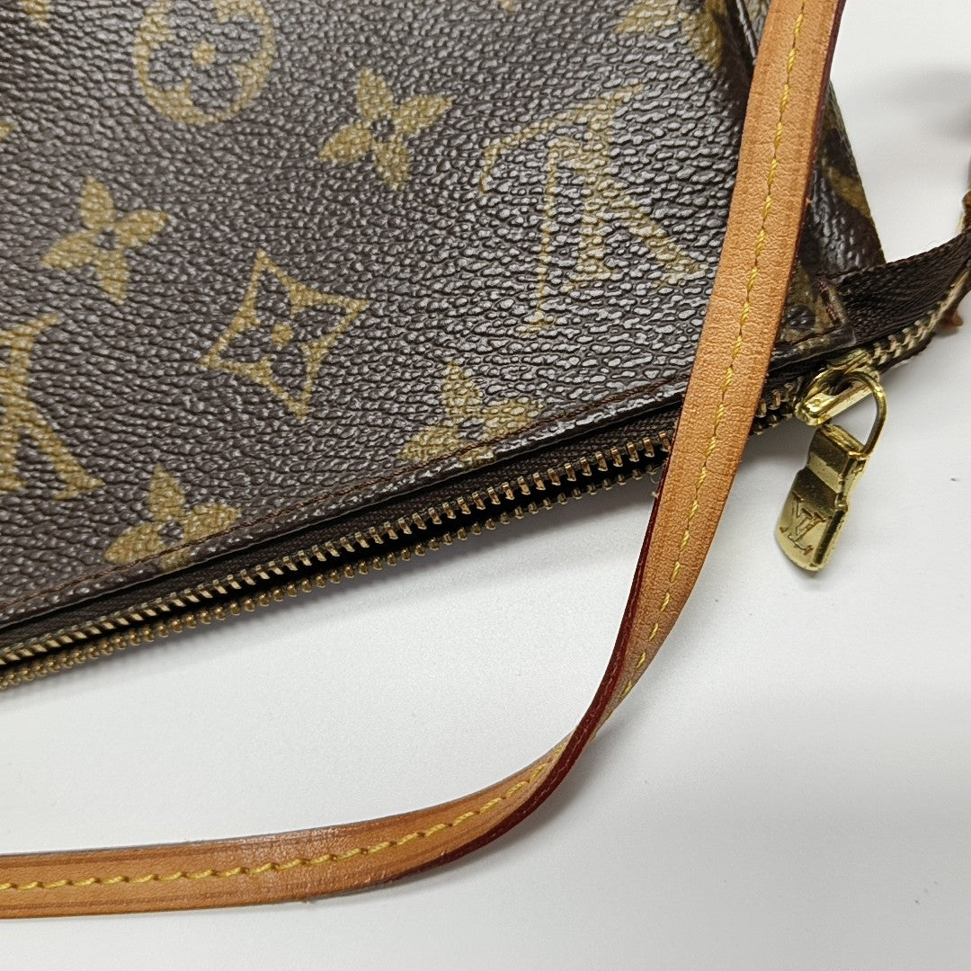 ACCESSOIRES Monogram Coated Canvas Brown