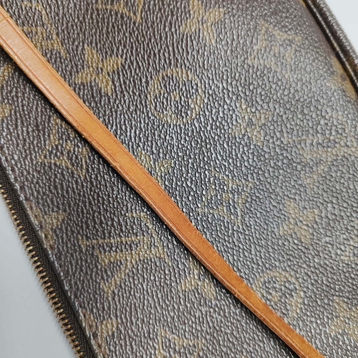ACCESSOIRES Monogram Coated Canvas Brown
