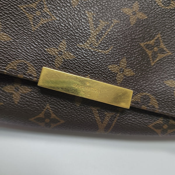 FAVORITE PM Monogram Coated Canvas Brown