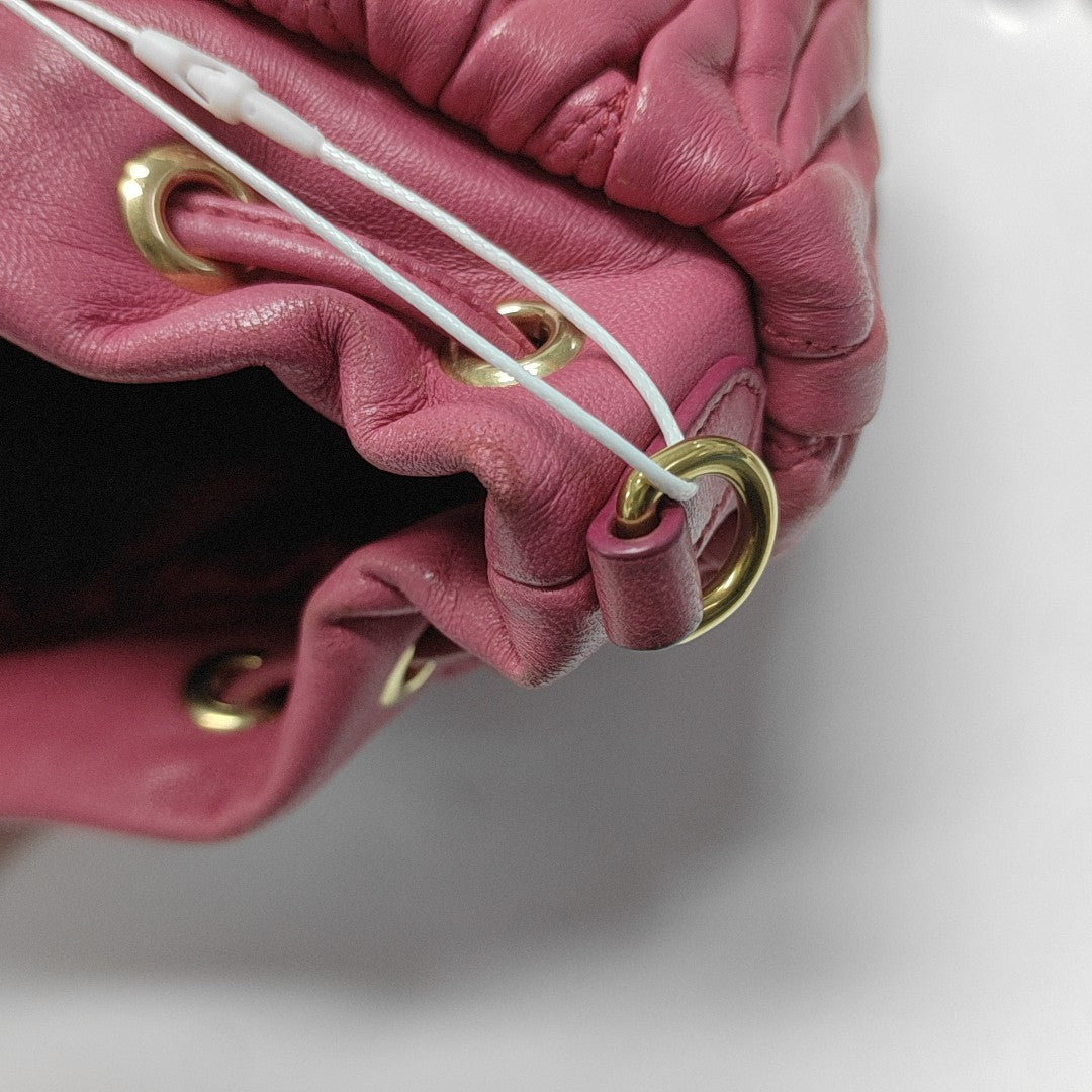 Matelassé Quilted Lambskin Red