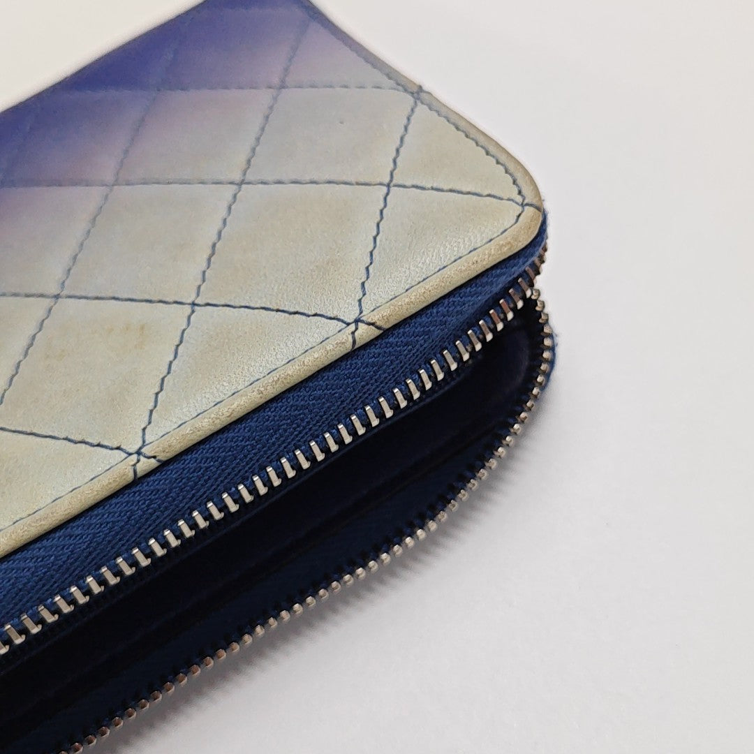 Quilted Calfskin Wallet Multicolor