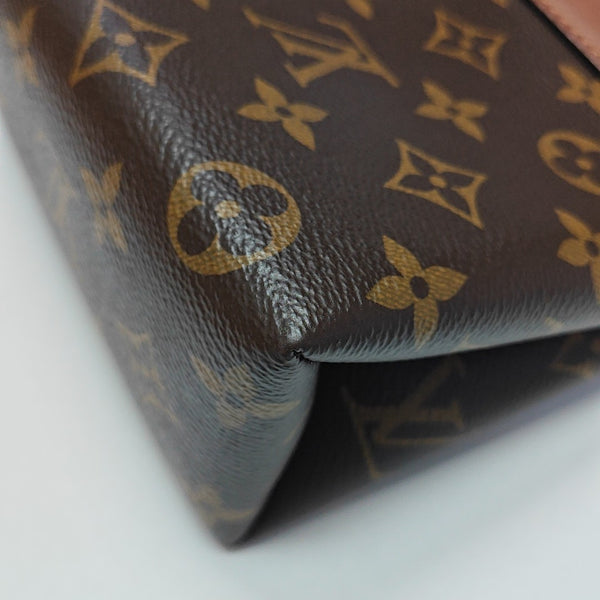 LOCKY BB Monogram Coated Canvas Brown