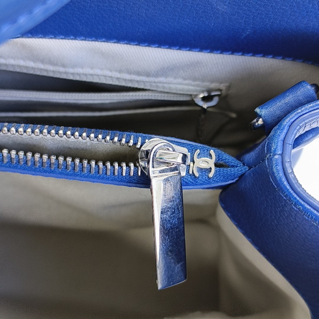 CERF Grained Calfskin Blue