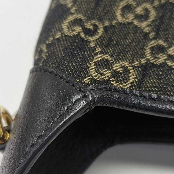 Jackie 1961 Small Monogram Denim Black