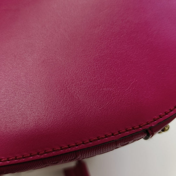 Monogram Calfskin Bucket Bag Red
