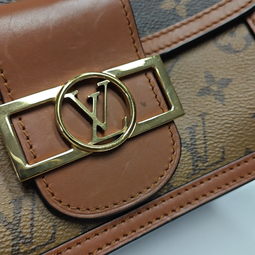 DAUPHINE Mini Coated Canvas Brown