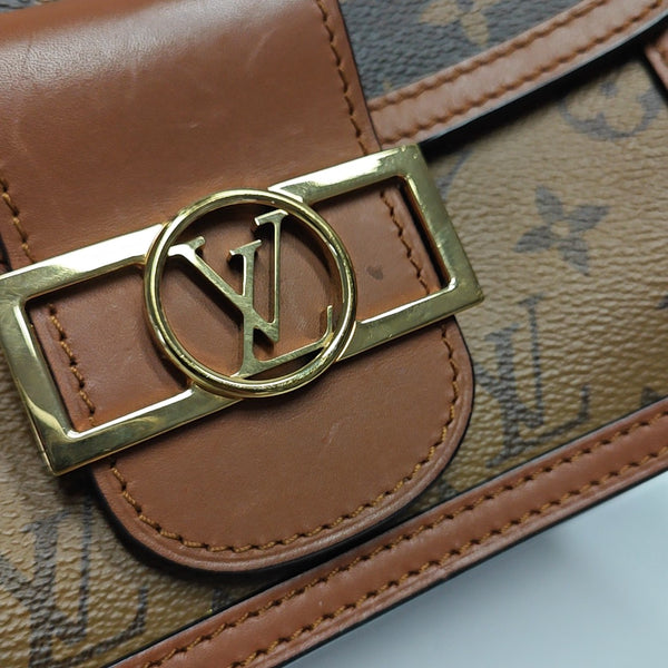 DAUPHINE Mini Coated Canvas Brown