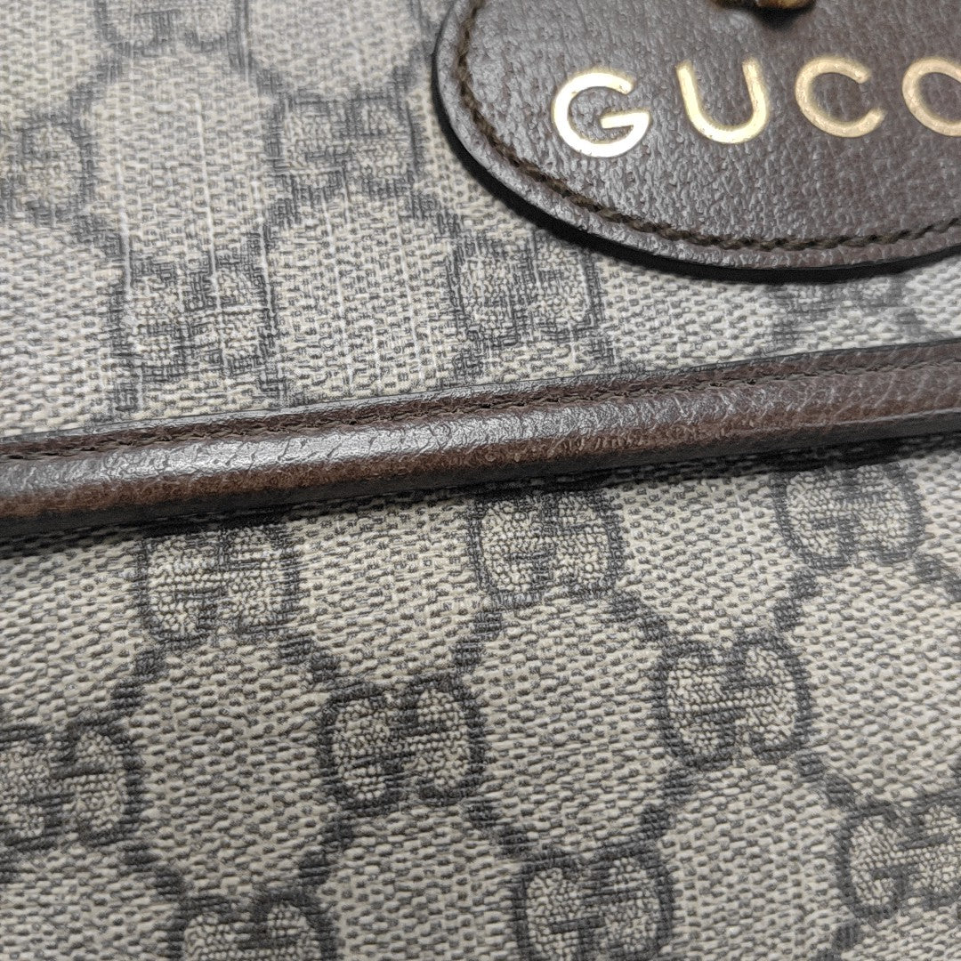 Neo Vintage Monogram Coated Canvas Beige