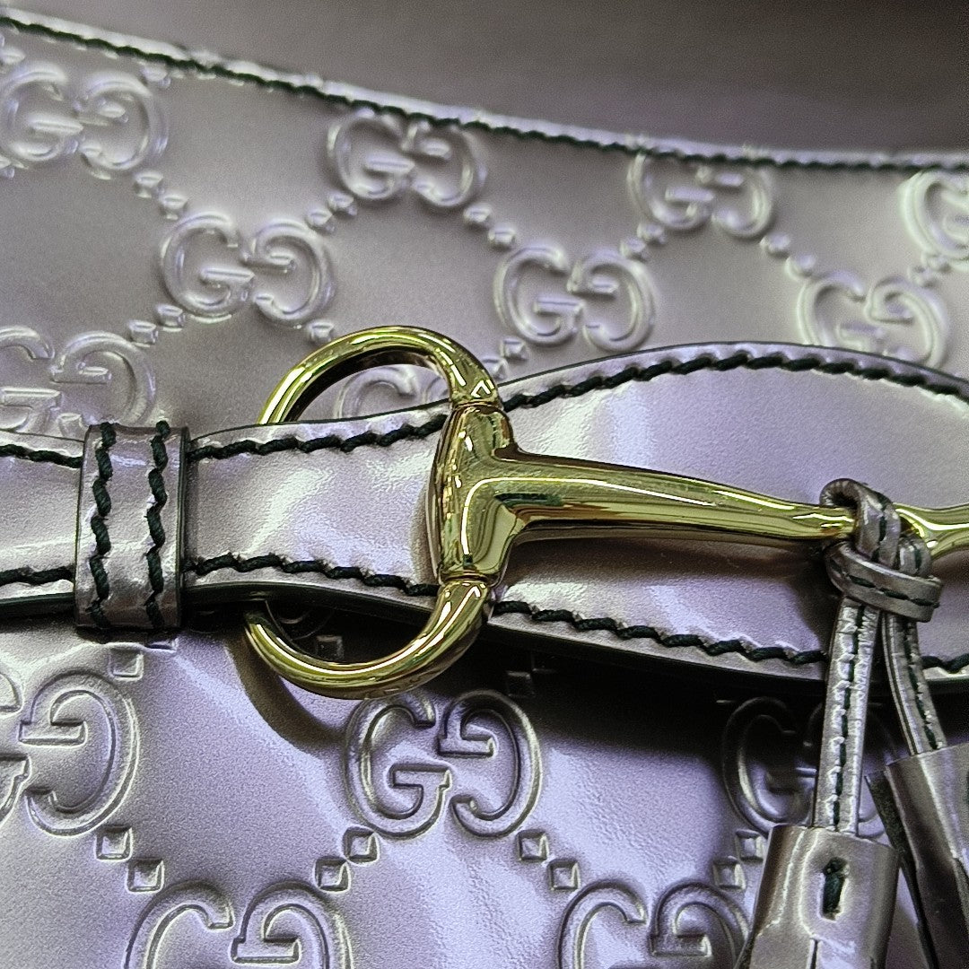 Emily Chain Monogram Calfskin Pink