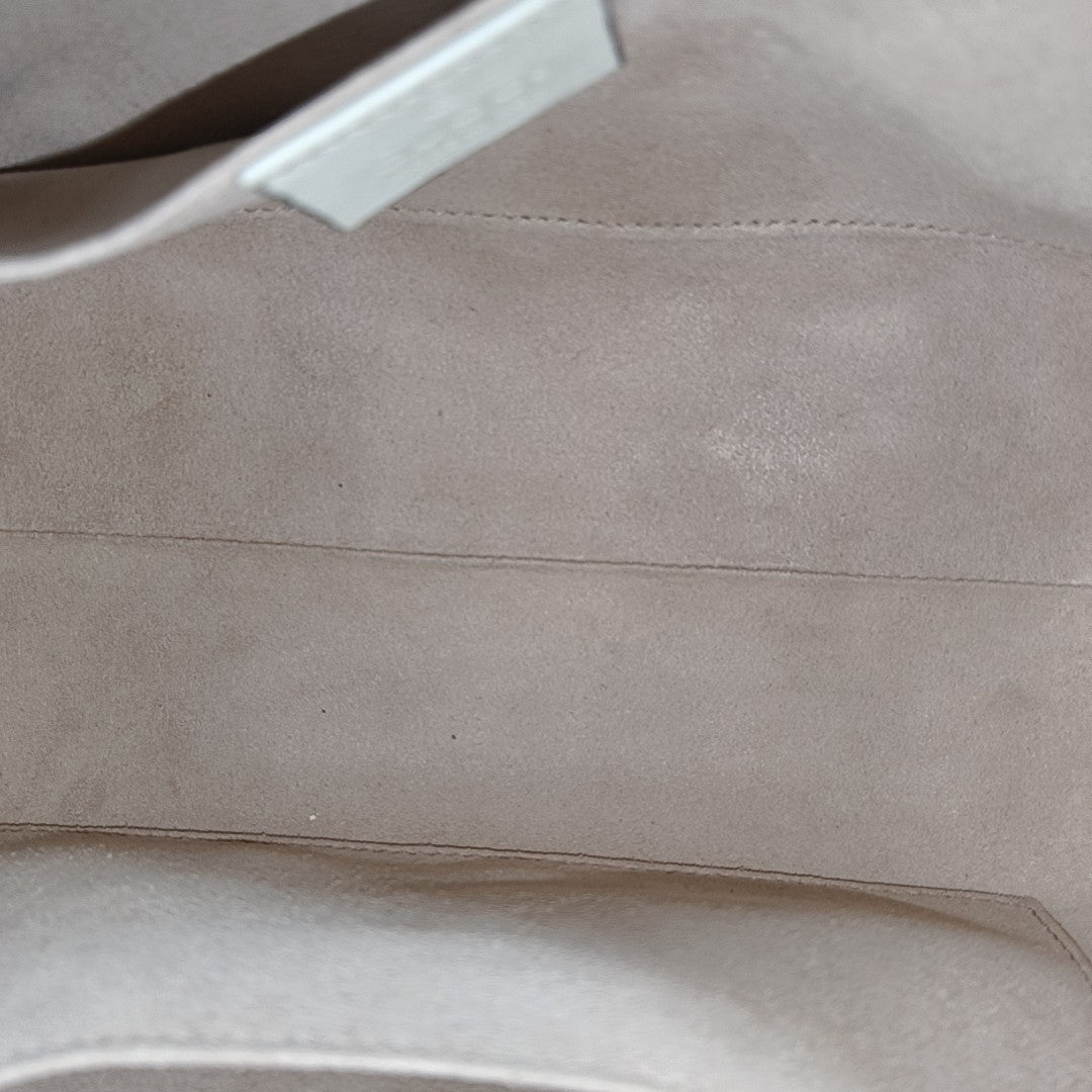 Padlock Small Monogram Coated Canvas Beige