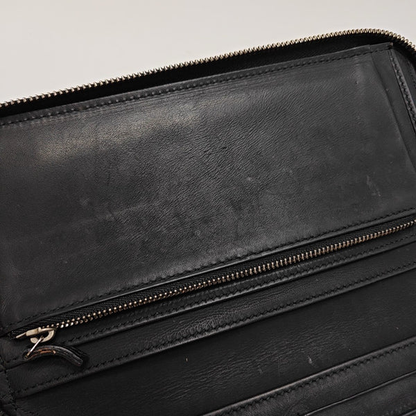 Monogram Calfskin Wallet Black
