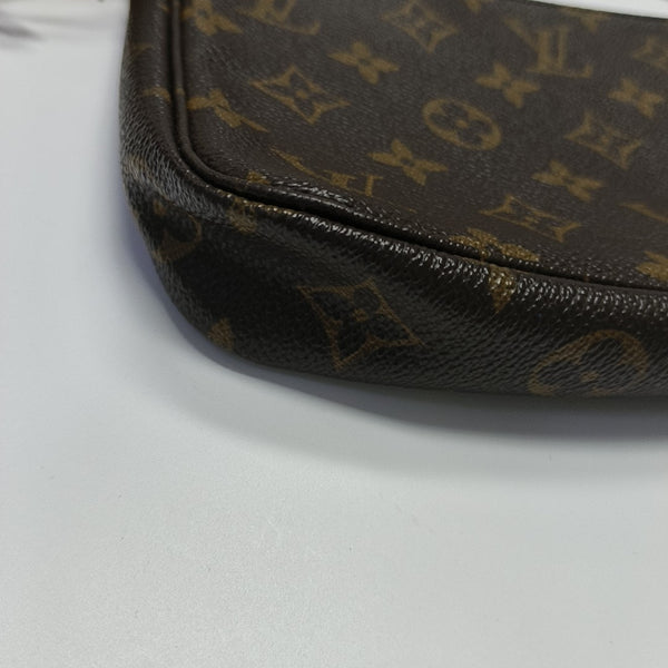 ACCESSOIRES Monogram Coated Canvas Brown
