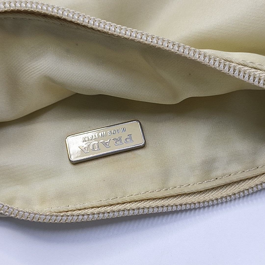 Pochette Accessoire Nylon Beige