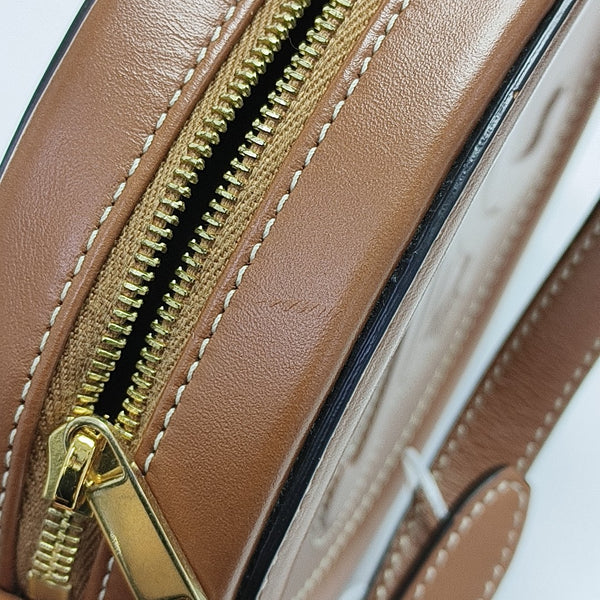 TRIOMPHE Small Calfskin Brown