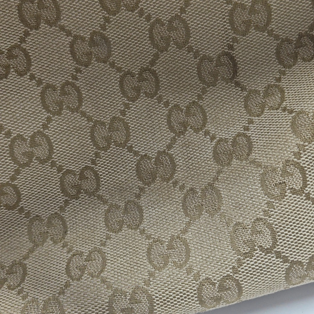 Monogram Canvas Shoulder Bag Beige