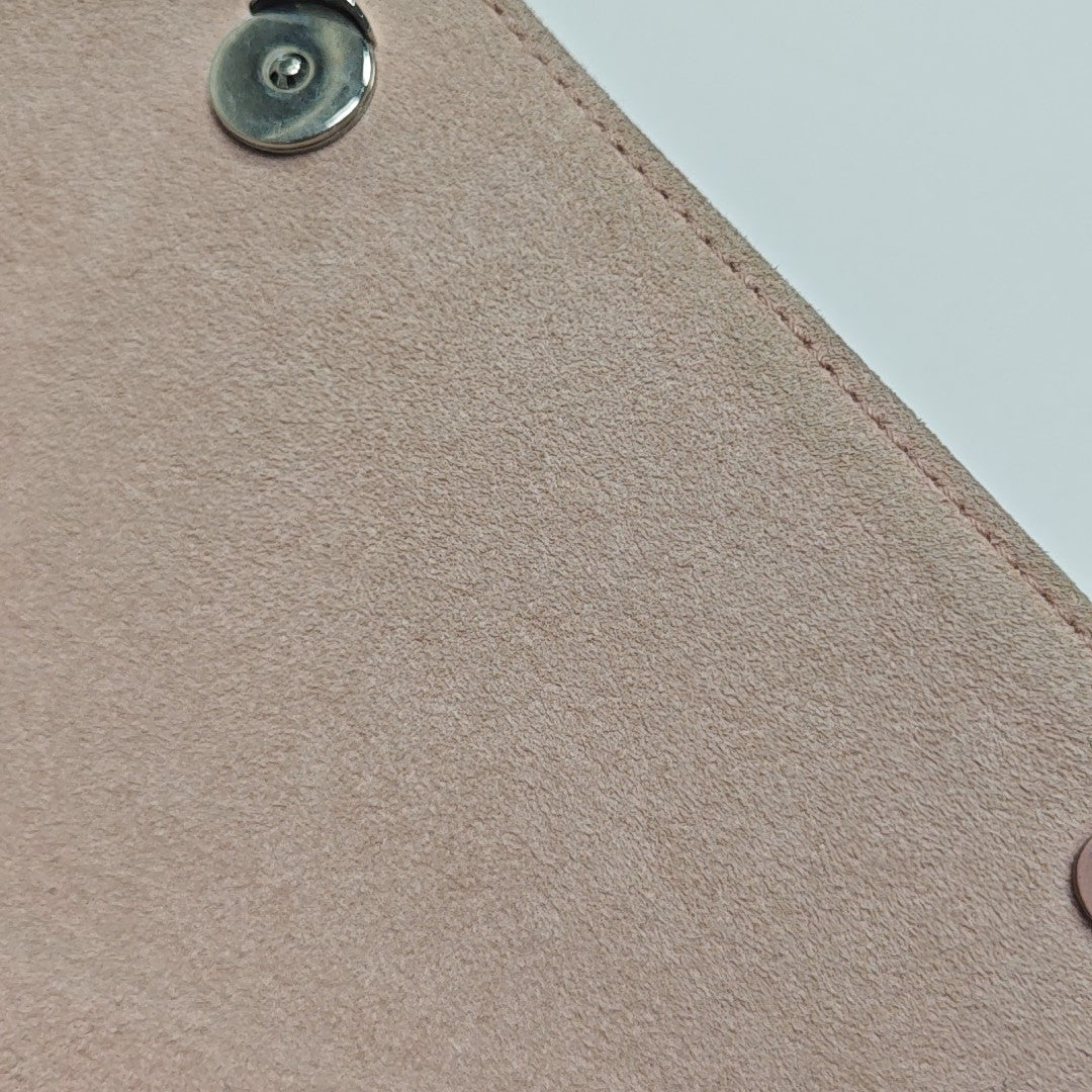 SAINT MICHEL Monogram Coated Canvas Pink