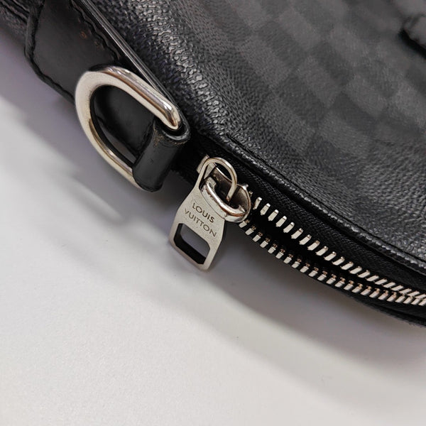 PORTE-DOCUMENTS Damier Graphite Coated Canvas Gray