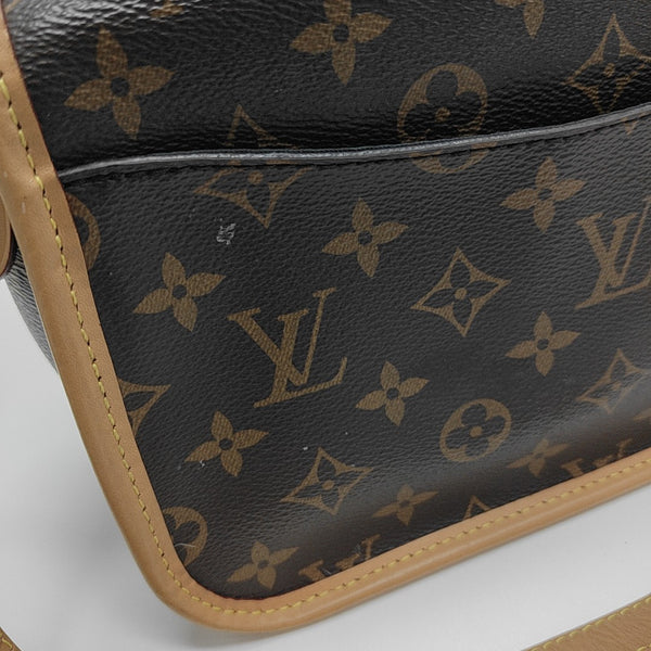 DIANE Monogram Coated Canvas Brown