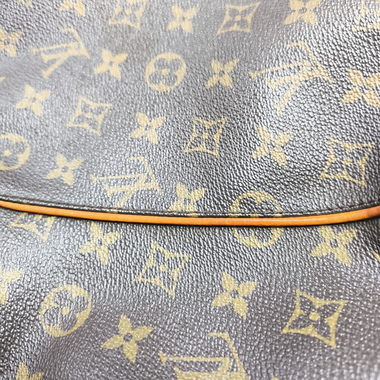 VINTAGE THAMES GM Monogram Coated Canvas Brown