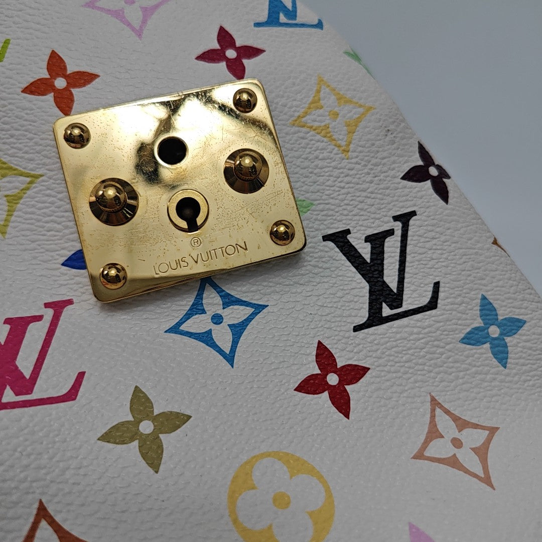SPEEDY 30 Monogram Coated Canvas White