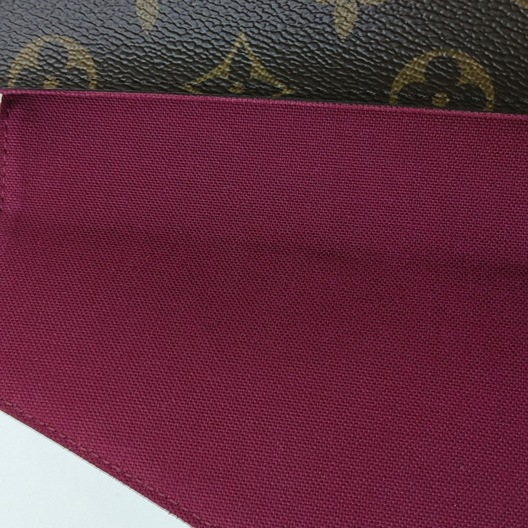 FÉLICIE Monogram Coated Canvas Brown