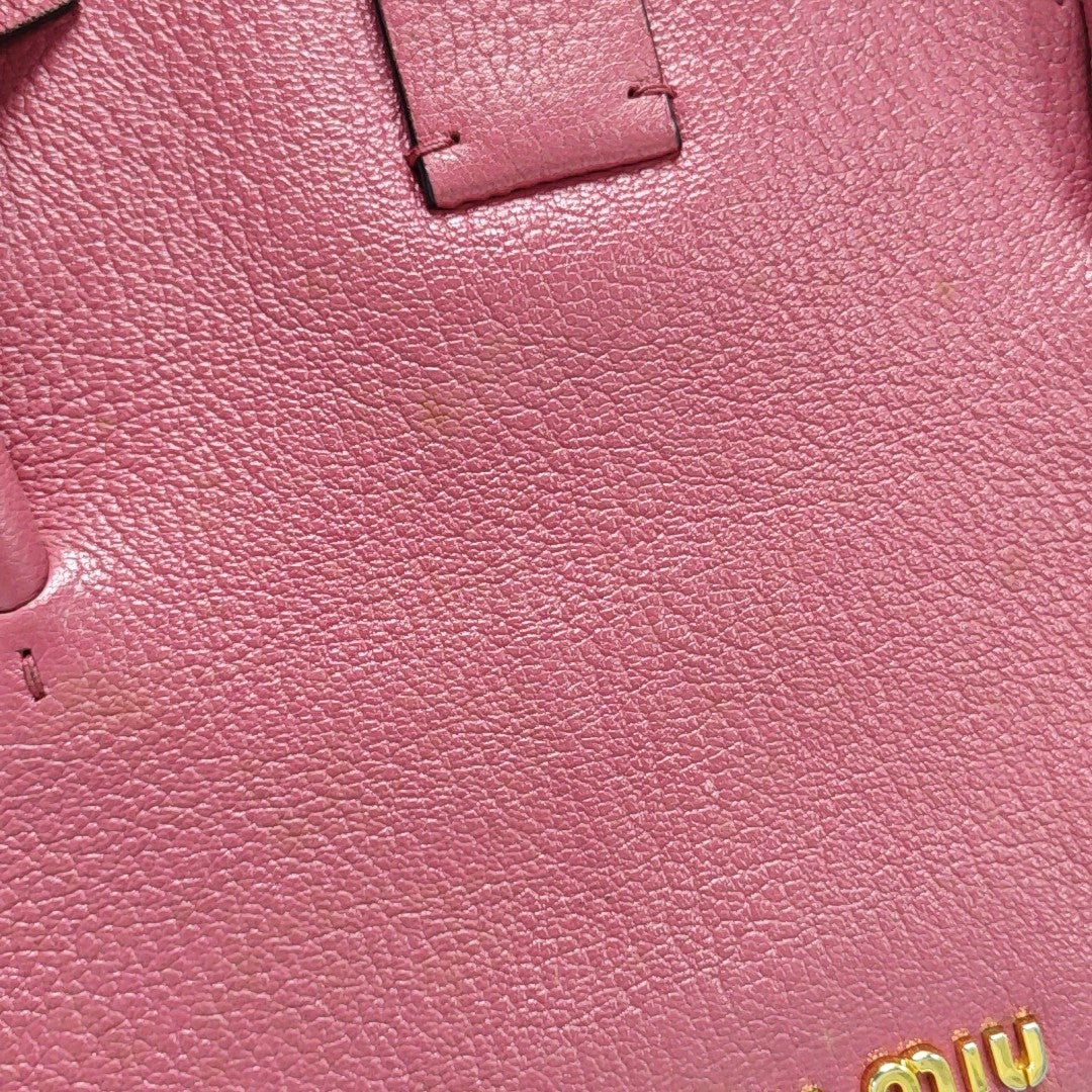 Calfskin Shoulder Bag Pink
