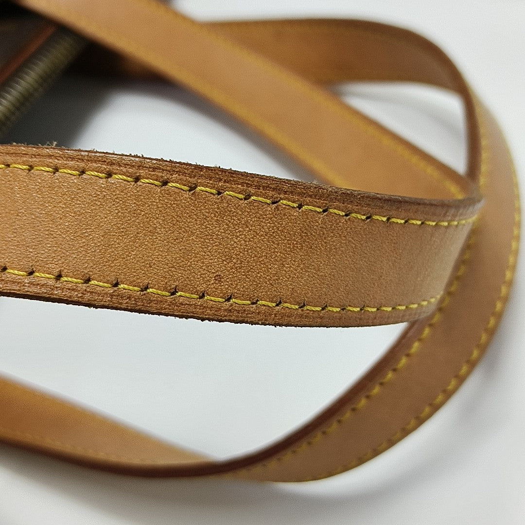 POPINCOURT Monogram Coated Canvas Brown