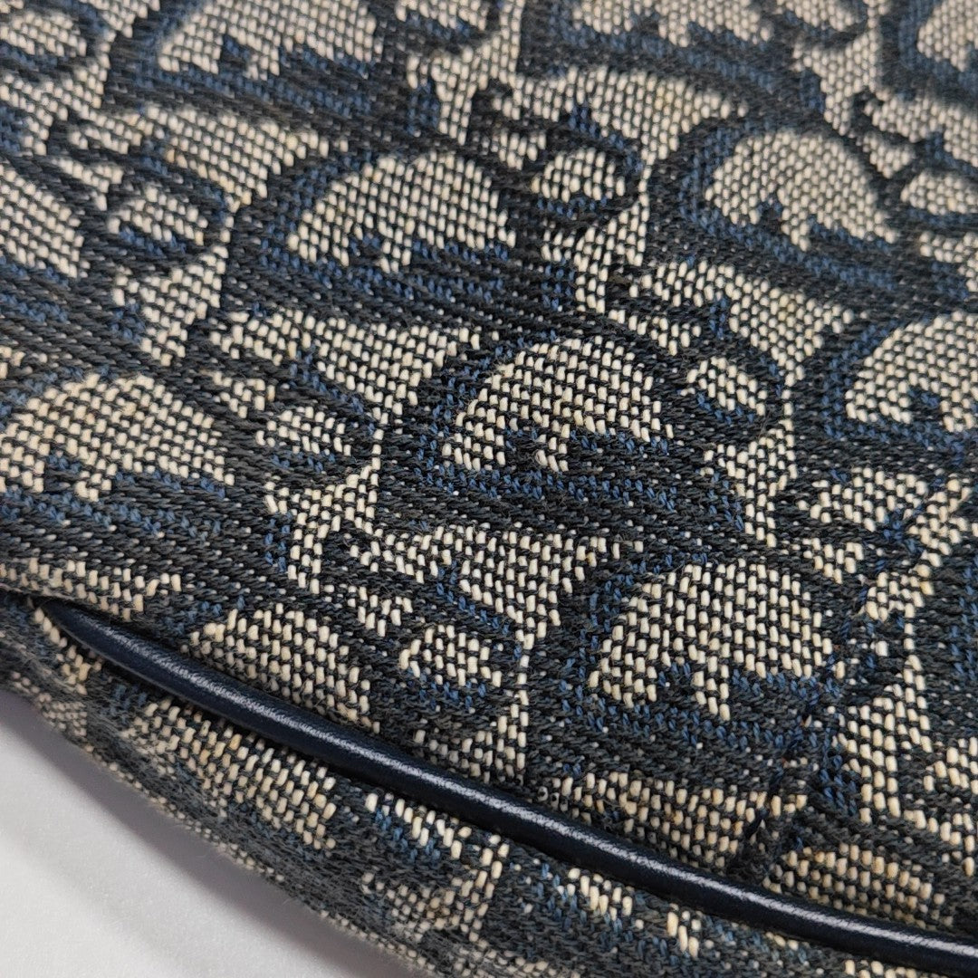 Saddle Mini Oblique Fabric Blue
