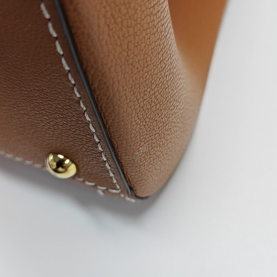Brillant Mini Calfskin Brown