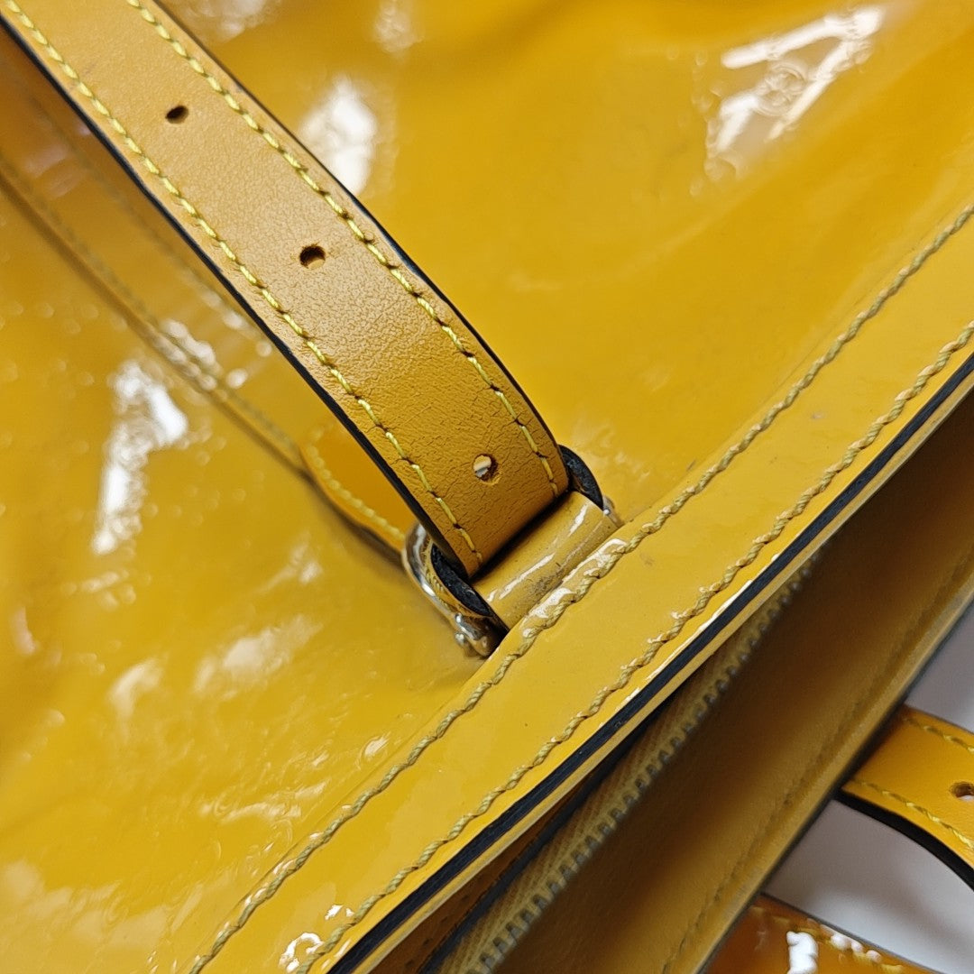 Microguccissima Monogram Calfskin Yellow
