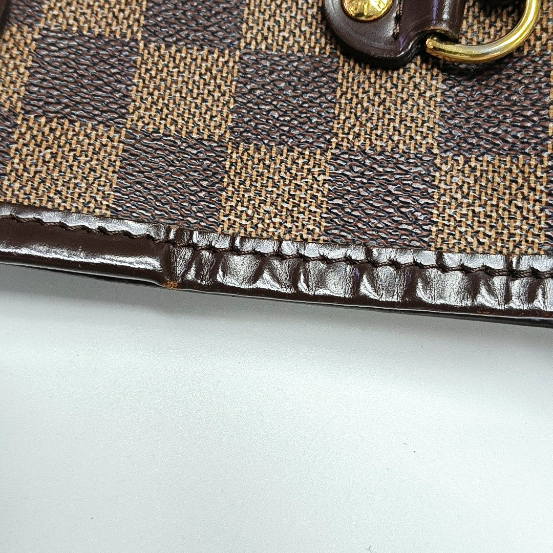 NEVERFULL MM Damier Ebene Coated Canvas Brown