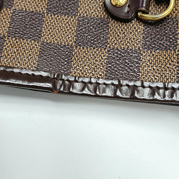 NEVERFULL MM Damier Ebene Coated Canvas Brown
