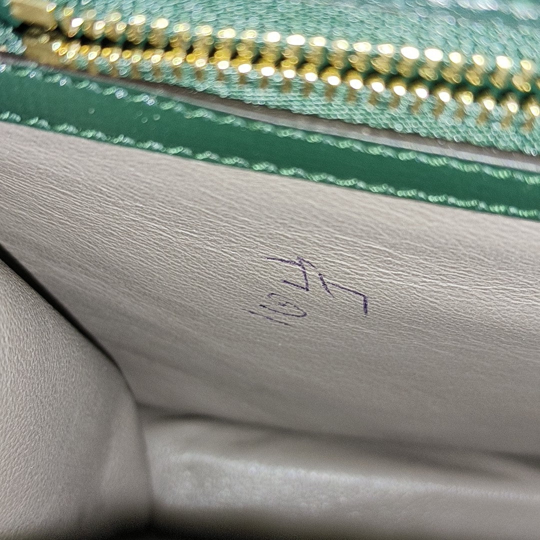 Sylvie 1969 Small Calfskin Green
