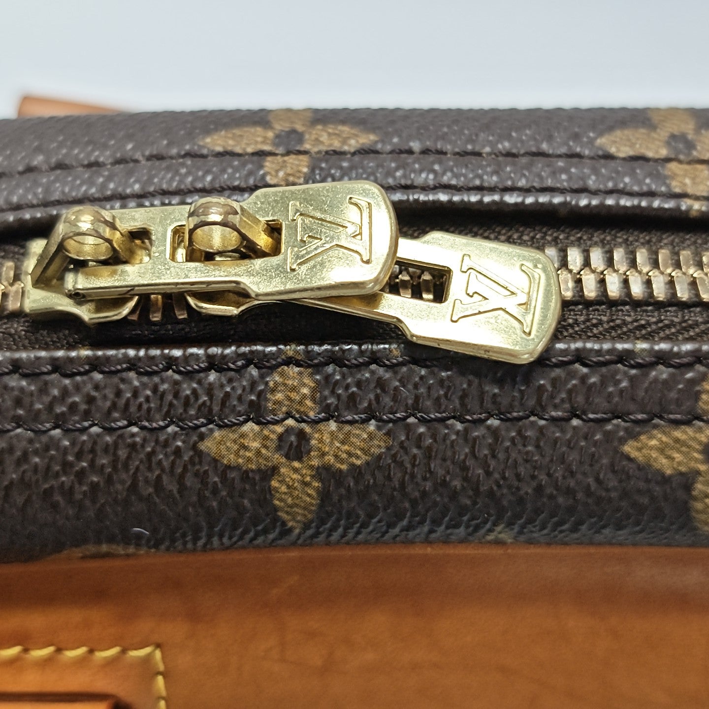 DEAUVILLE Monogram Coated Canvas Brown
