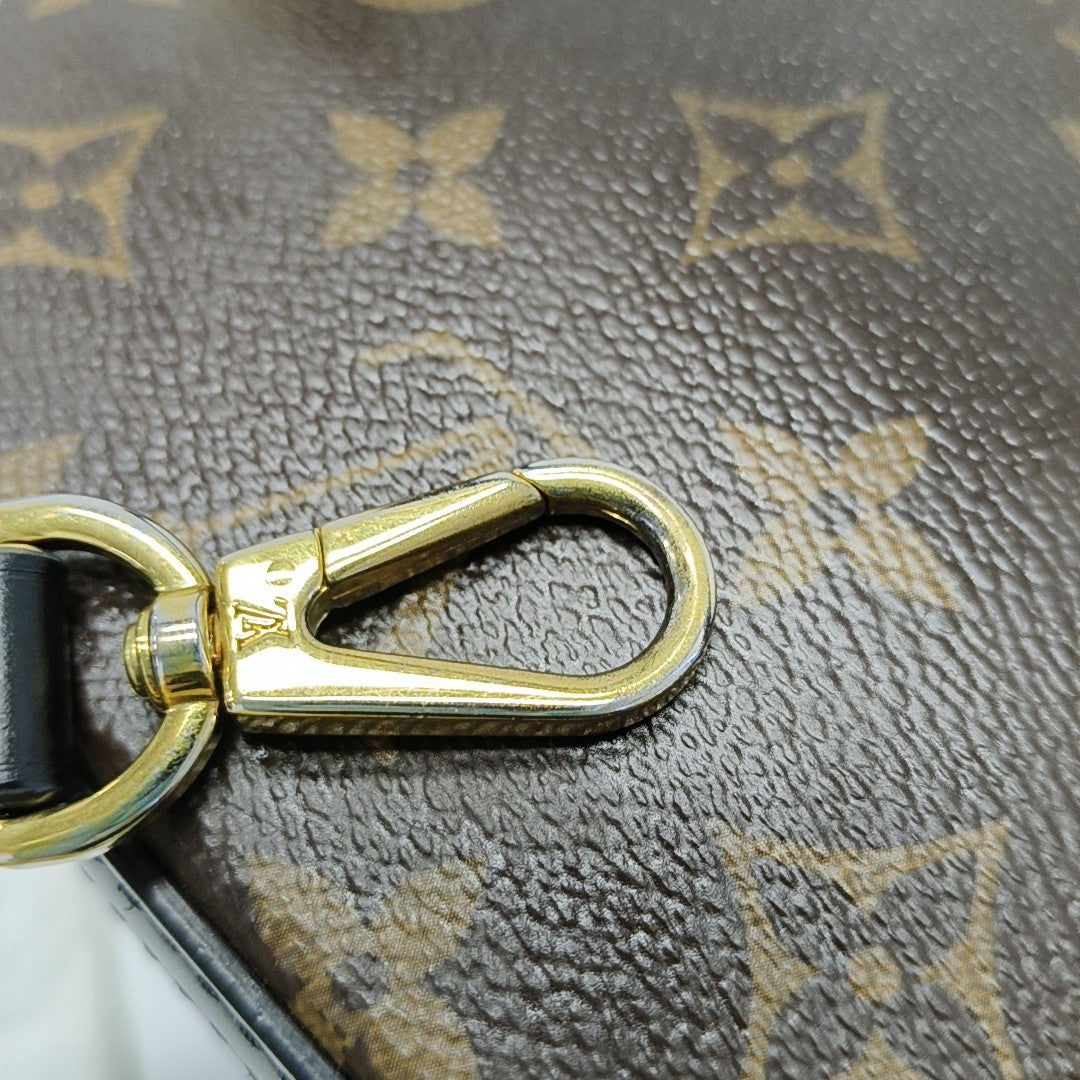 CANNES PM Monogram Coated Canvas Brown