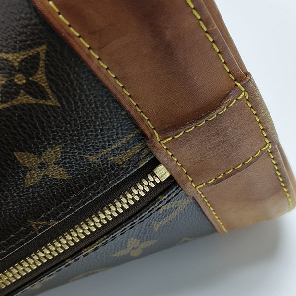 ALMA GM Monogram Coated Canvas Brown
