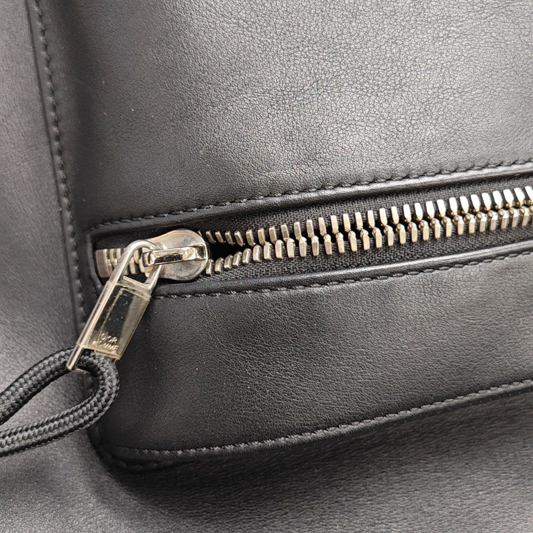 Leather Backpack Black