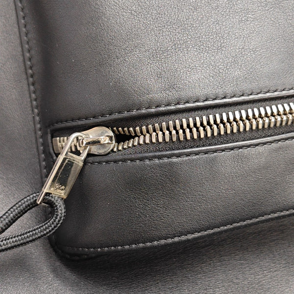 Leather Backpack Black