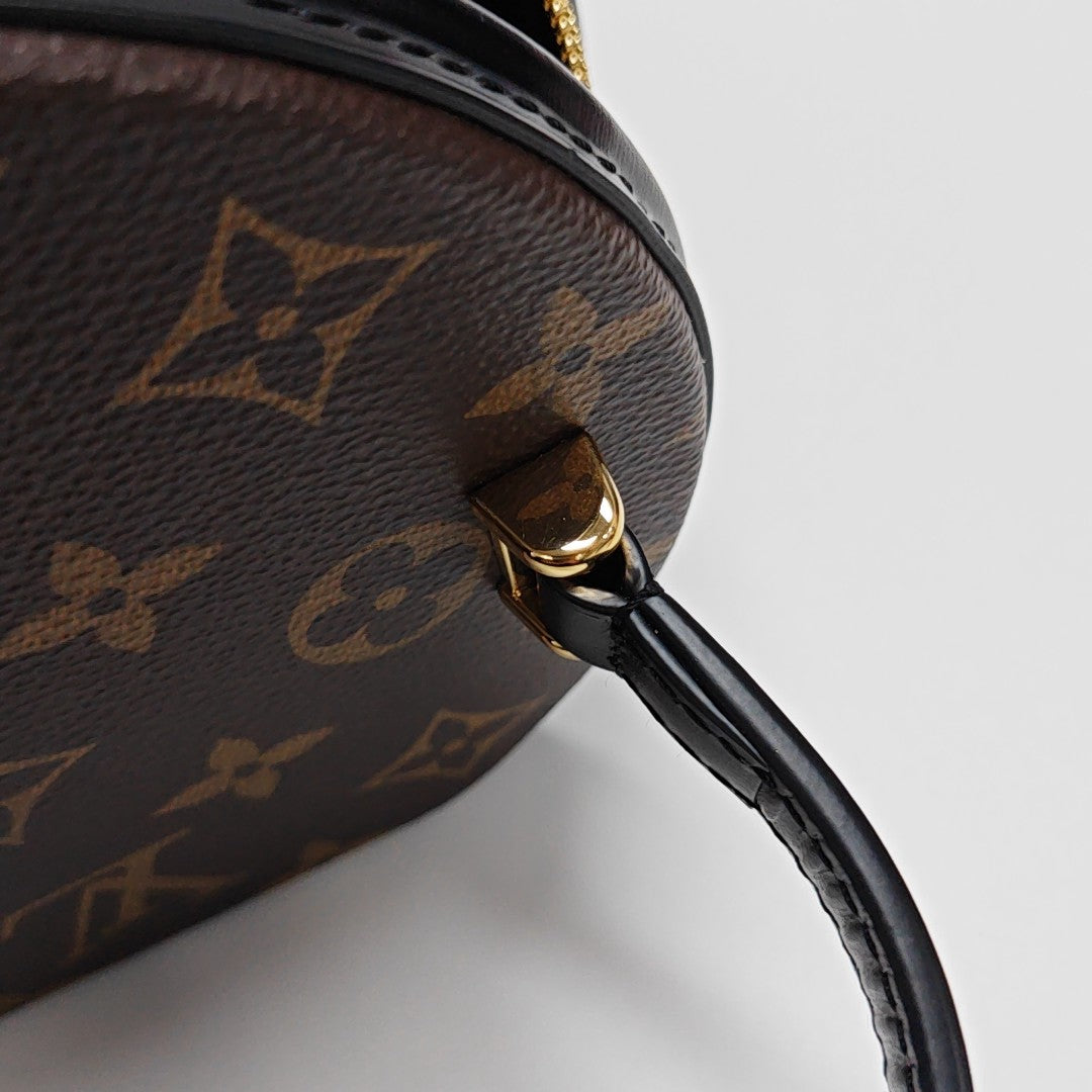 CANNES PM Monogram Coated Canvas Brown