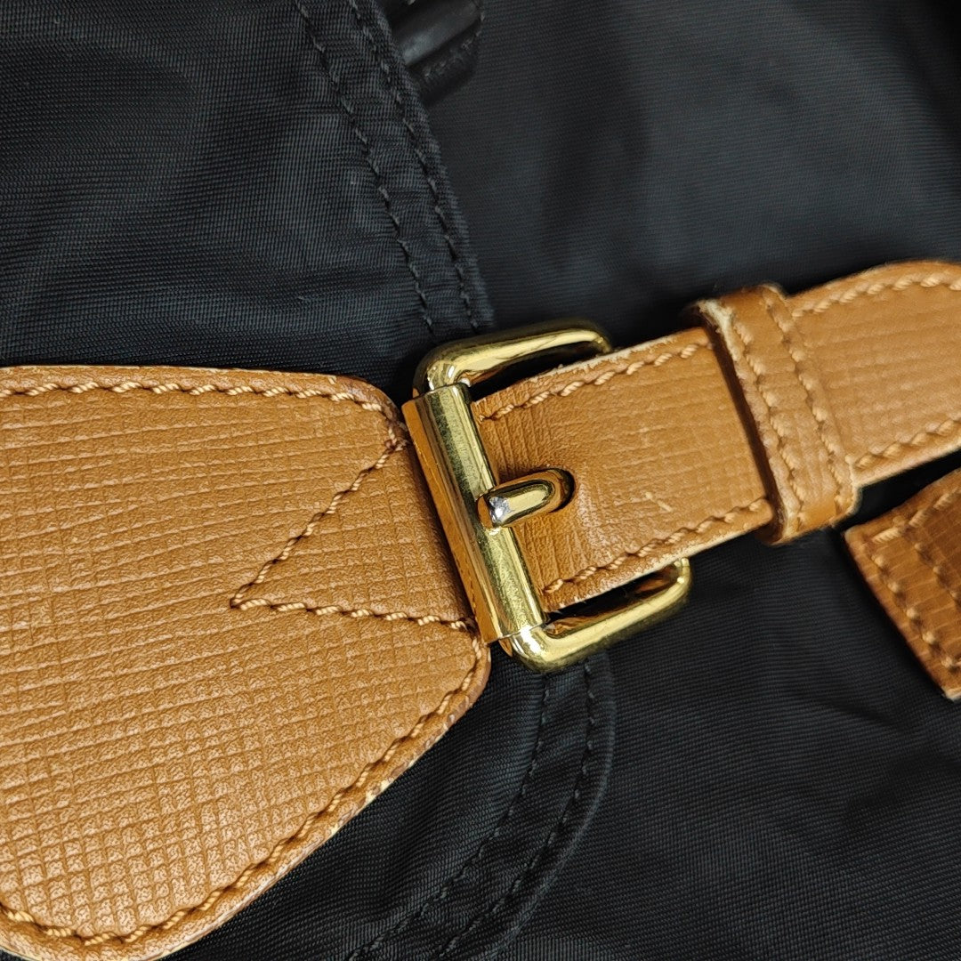 The Rucksack Medium Nylon Black
