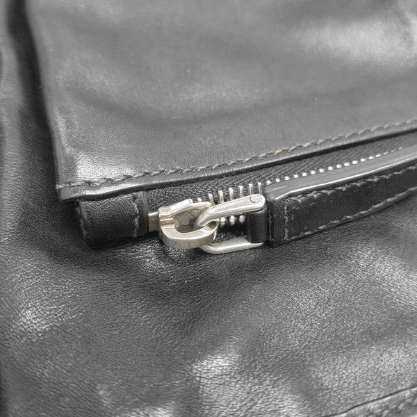 Calfskin Shoulder Bag Black