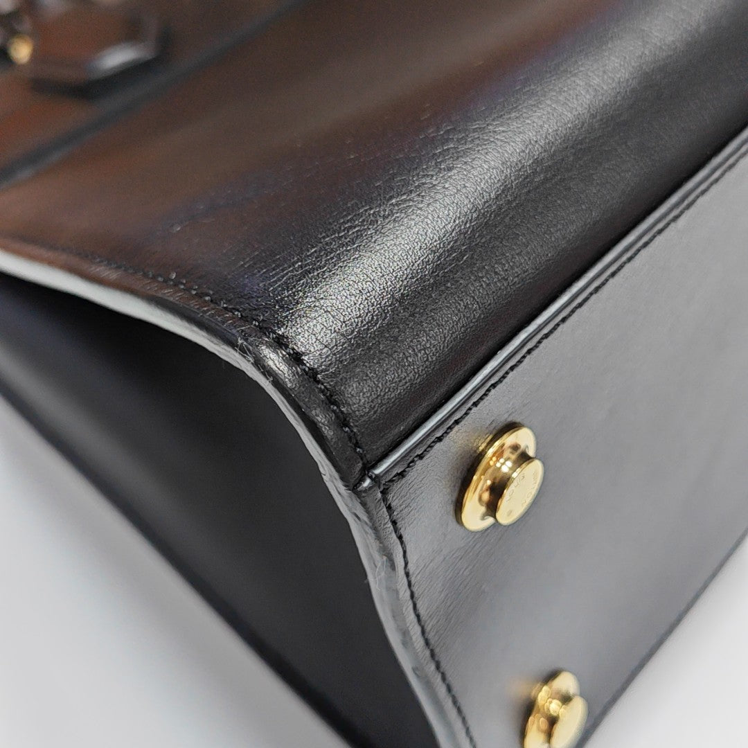 CITY STEAMER MM Calfskin Black