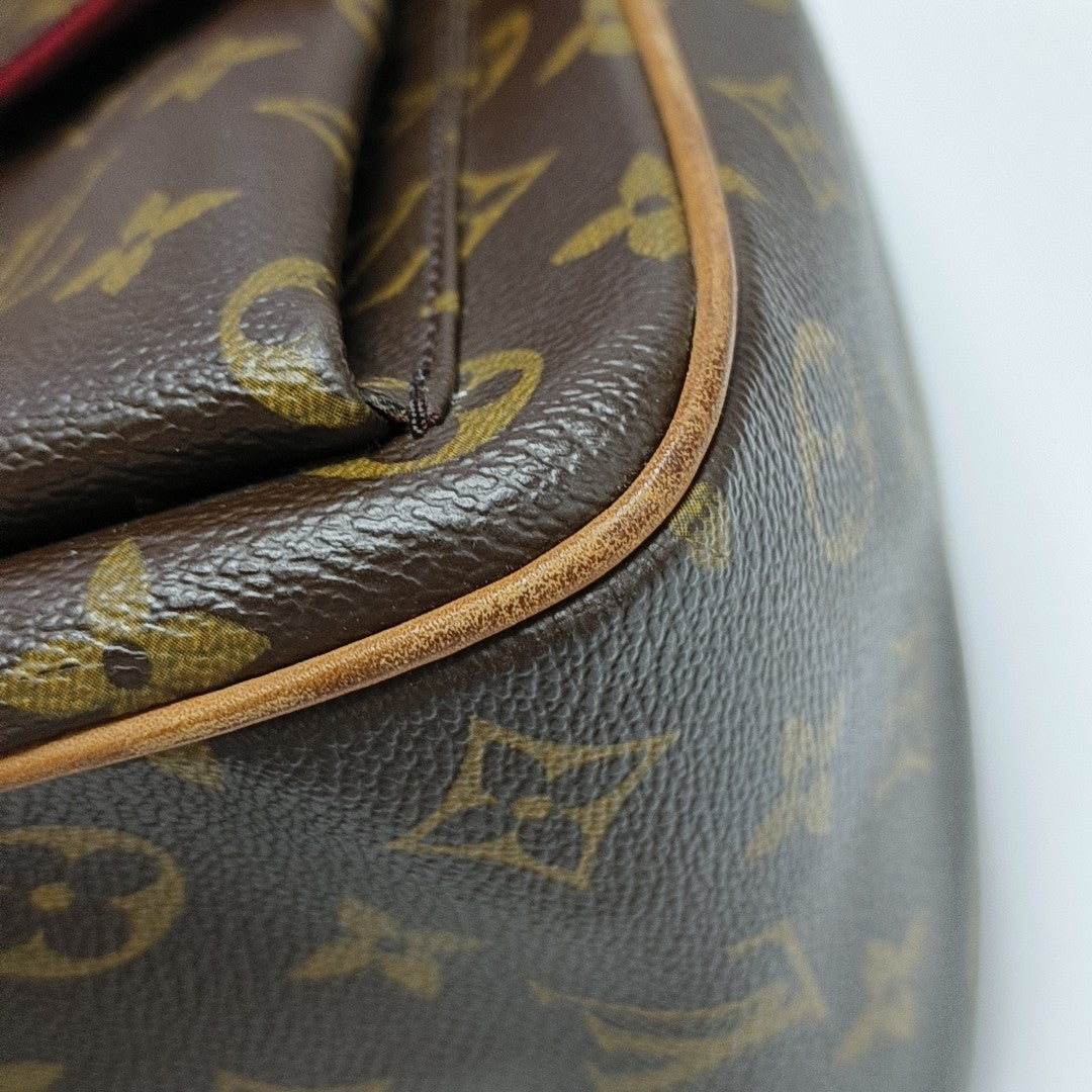 MULTIPLE Monogram Coated Canvas Brown