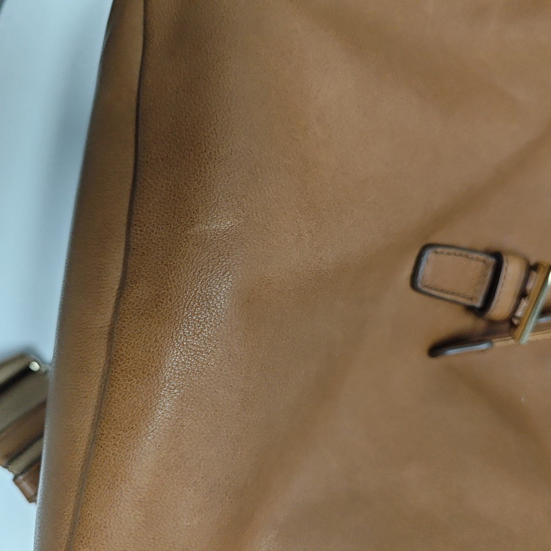 Re-Nylon Backpack Lambskin Brown