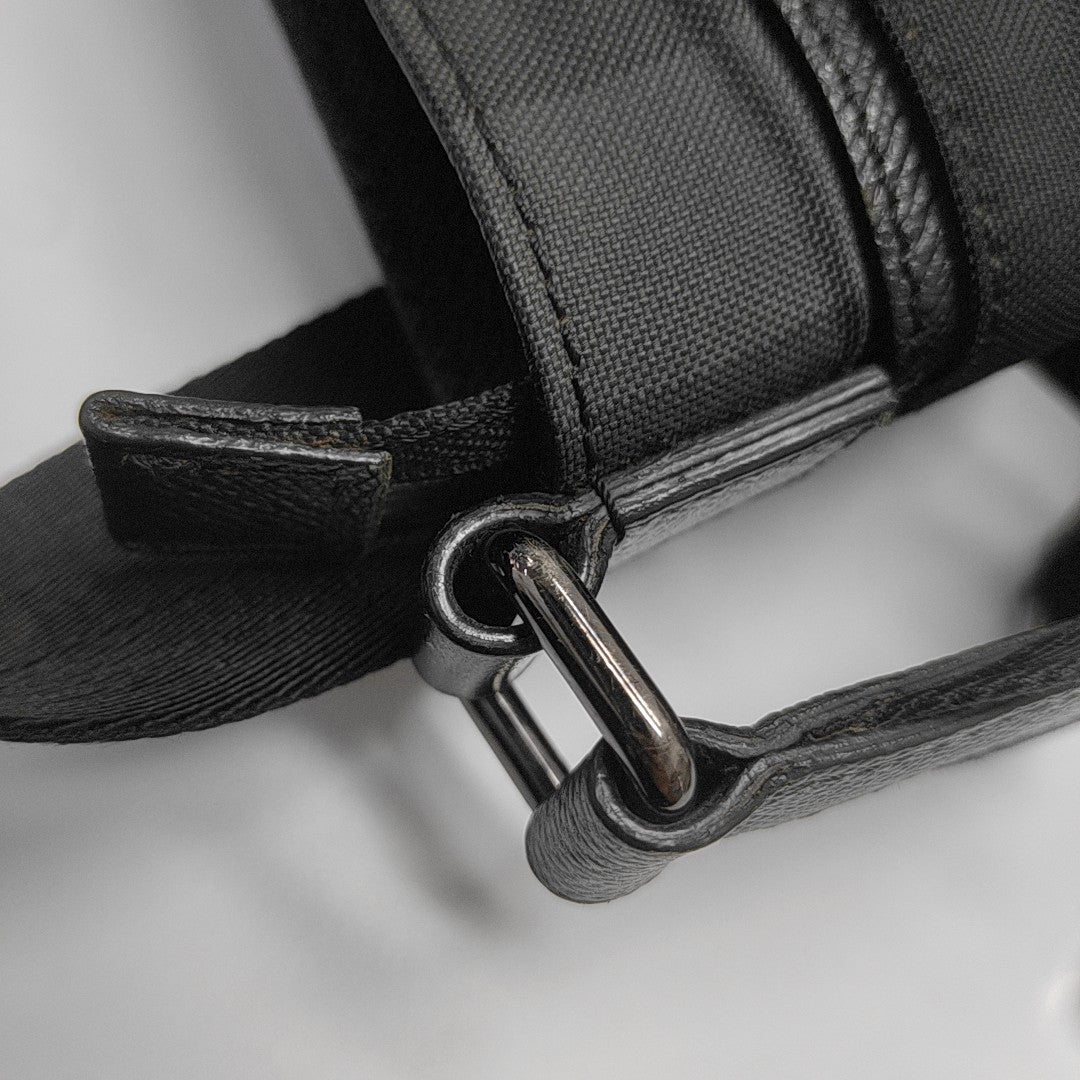 Canvas Shoulder Bag Black