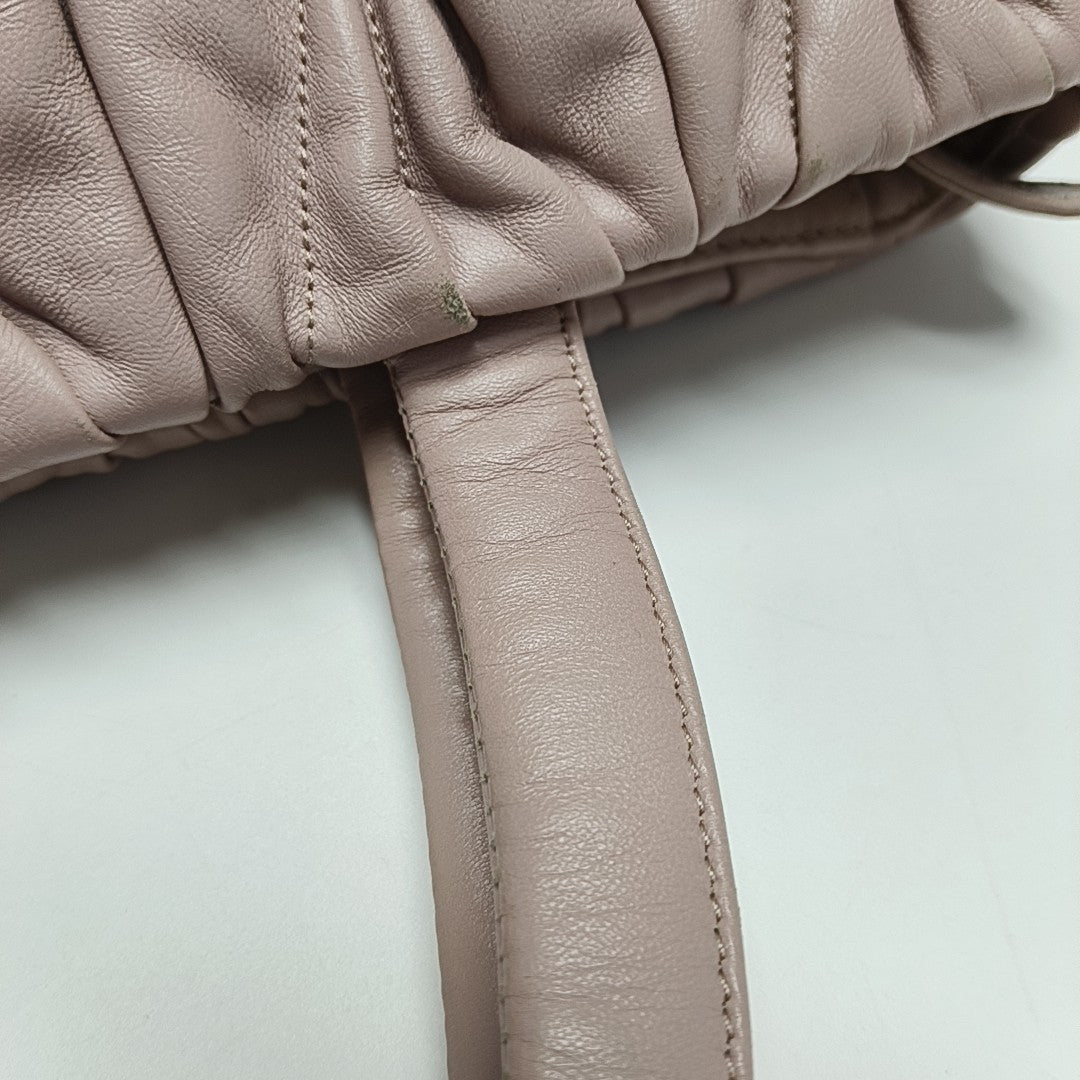 Quilted Lambskin Tote Bag Pink