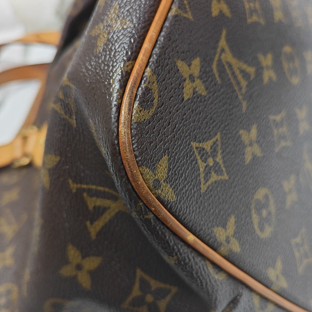 PALERMO PM Monogram Coated Canvas Brown