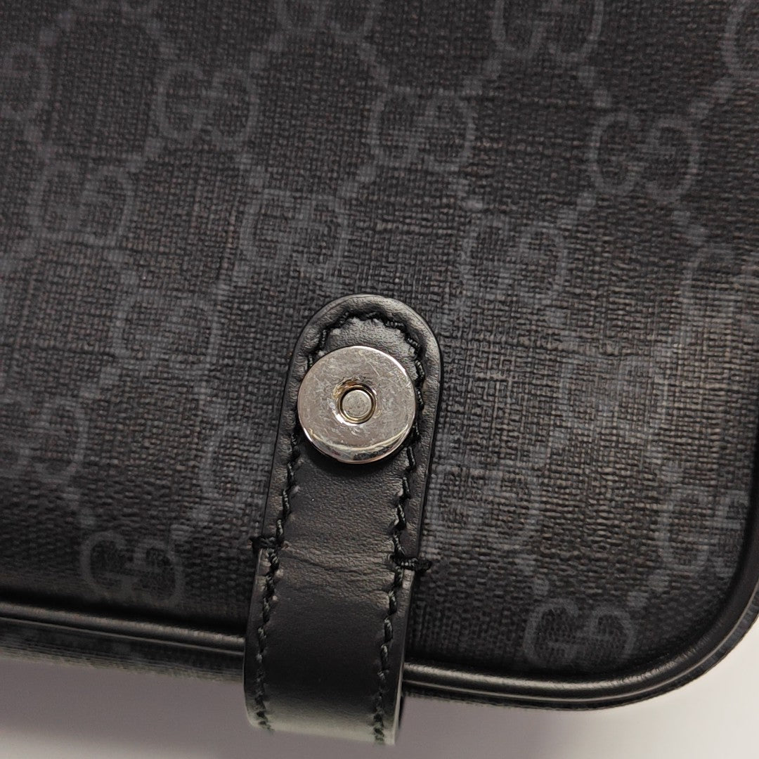 Monogram Coated Canvas Black