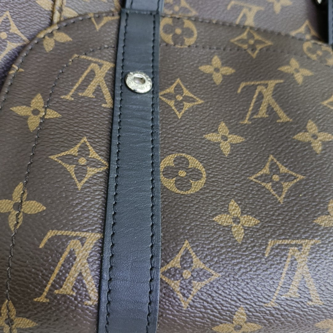 CHRISTOPHER MM Monogram Coated Canvas Brown